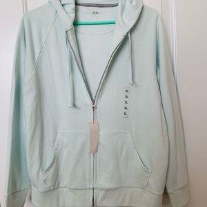 Uniqlo new teal hoodie